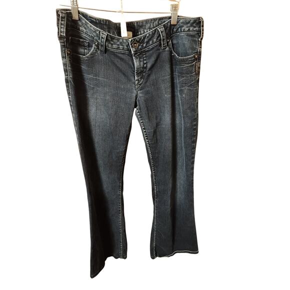 Silver women's jeans. Size 34. - Picture 2 of 3